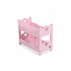 Ξύλινο κρεβάτι κουκέτα για κούκλες Moni Doll Bunk Wooden Bed PH12A003 3800146222505