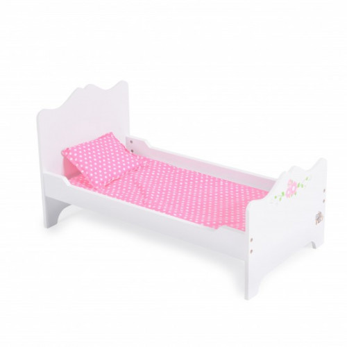 Ξύλινο κρεβάτι κούκλας Moni Doll Wooden Bed PH12B019 3800146222536
