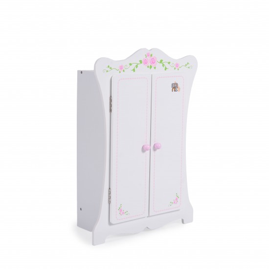 Ξύλινη ντουλάπα με κρεμάστρες της εταιρείας Moni.