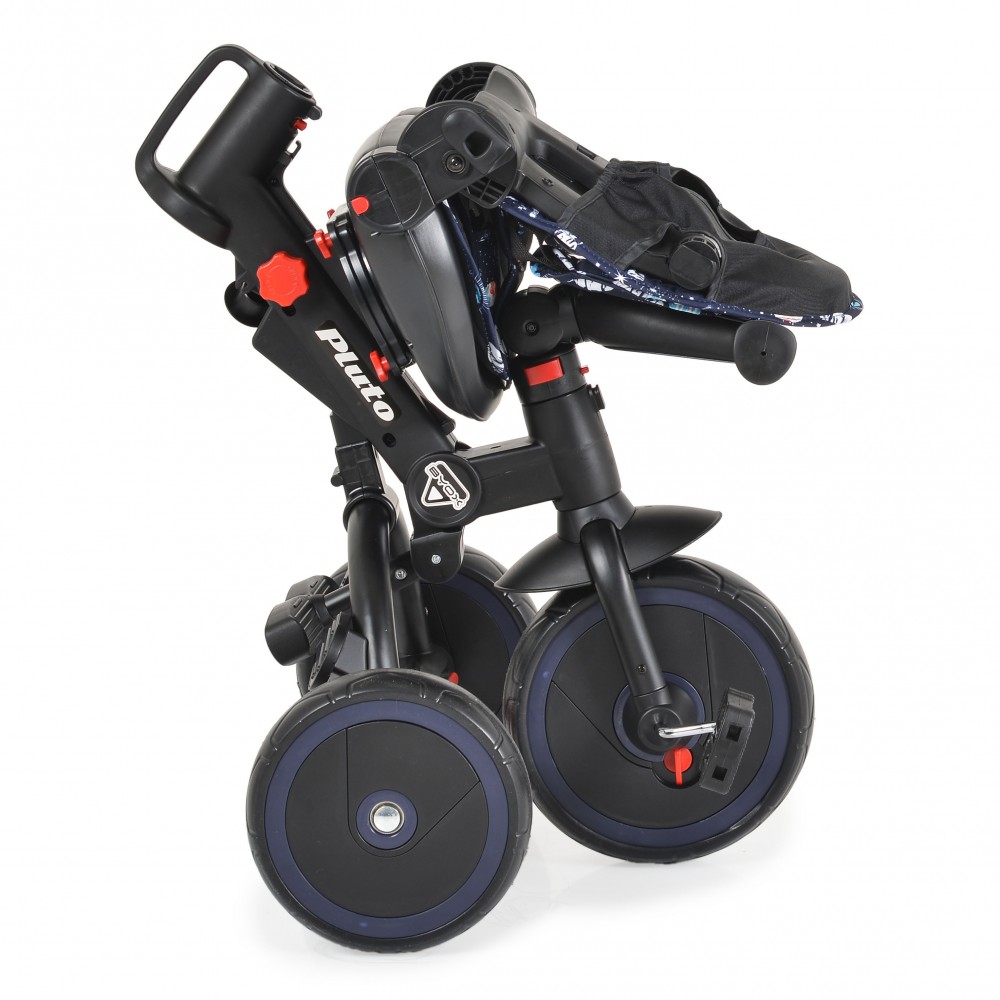 Η φωτογραφία δείχνει ΒΥΟΧ ΠΑΙΔΙΚΟ ΤΡΙΚΥΚΛΟ ΠΟΔΗΛΑΤΟ ΜΕ ΠΕΡΙΣΤΡΕΦΟΜΕΝΟ ΚΑΘΙΣΜΑ PLUTO BLUE.
