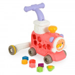 MONI TOYS ΠΕΡΠΑΤΟΥΡΑ 3 ΣΕ 1 6063 HAPPY TRAIN PINK 3801005602438