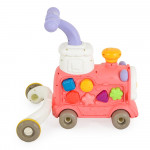 MONI TOYS ΠΕΡΠΑΤΟΥΡΑ 3 ΣΕ 1 6063 HAPPY TRAIN PINK 3801005602438