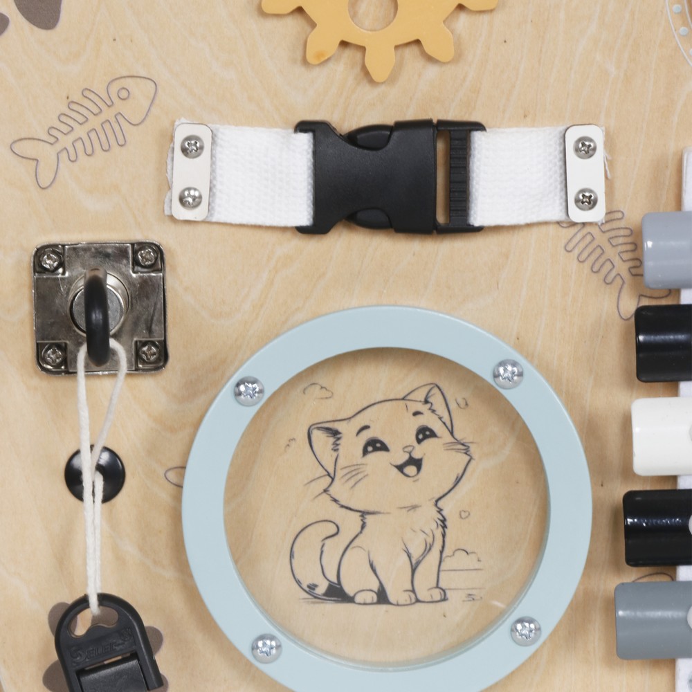 MONI TOYS ΞΥΛΙΝΗ ΕΠΙΦΑΝΕΙΑ MONTESSORI CAT W12D664 3801005602414