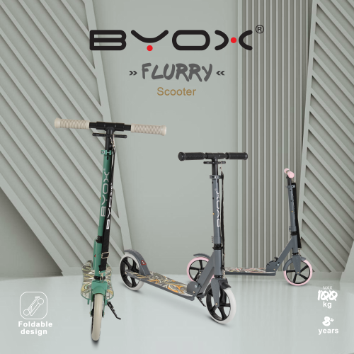 BYOX ΑΝΑΔΙΠΛΟΥΜΕΝΟ SCOOTER FLURRY GREEN 3800146229696