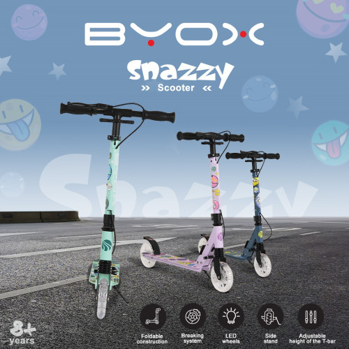 BYOX ΑΝΑΔΙΠΛΟΥΜΕΝΟ ΠΑΙΔΙΚΟ ΠΑΤΙΝΙ SNAZZY GREY 3800146228736