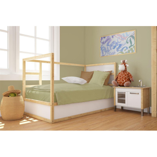 Πάπλωμα bebe Solid 504 120X160 Olive 100% Cotton