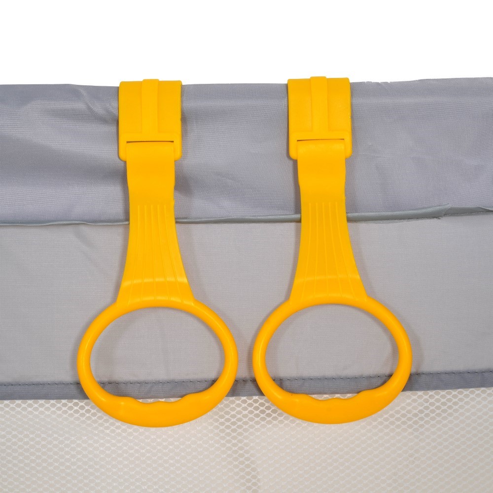 MONI ΠΑΡΚΟ ΜΕ ΣΤΡΩΜΑ ΠΑΙΧΝΙΔΙΟΥ 150/200CM GREY 3801005210367