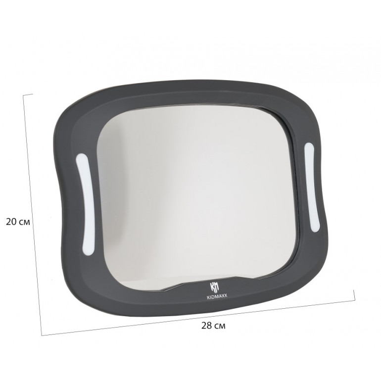 Ο καθρέφτης αυτοκινήτου με φως LED μπορεί εύκολα να στερεωθεί στο προσκέφαλο του καθίσματος αυτοκινήτου χρησιμοποιώντας ρυθμιζόμενους ιμάντες.