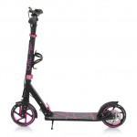 Αναδιπλούμενο αλουμινένιο kick scooter με πίσω δισκόφρενο.