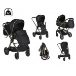 Βρεφικό Πολυκαρότσι 2 σε 1 Cangaroo stroller iClickΧαρακτηριστικά:Κατάλληλο από τη γέννηση έως 22 κιλά.
