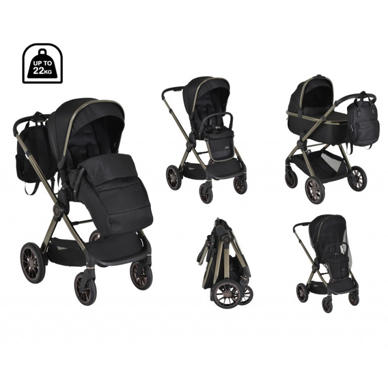 Βρεφικό Πολυκαρότσι 2 σε 1 Cangaroo stroller iClickΧαρακτηριστικά:Κατάλληλο από τη γέννηση έως 22 κιλά.