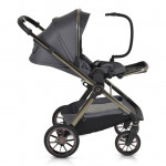 Η φωτογραφία δείχνει Βρεφικό Πολυκαρότσι 2 σε 1 Cangaroo stroller iClickΧαρακτηριστικά:Κατάλληλο από τη γέννηση έως 22 κιλά.