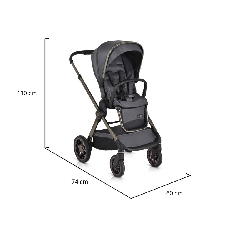 Η φωτογραφία δείχνει Βρεφικό Πολυκαρότσι 2 σε 1 Cangaroo stroller iClickΧαρακτηριστικά:Κατάλληλο από τη γέννηση έως 22 κιλά.