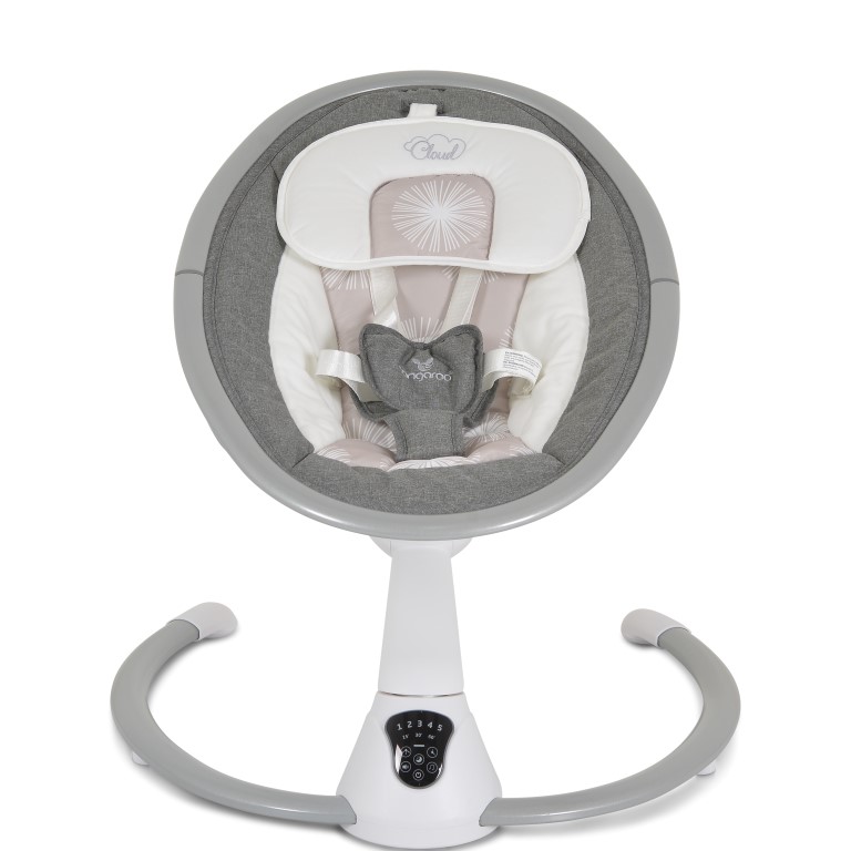 Η φωτογραφία δείχνει Το υπέροχο ρηλάξ Cloud της Cangaroo είναι ιδανικό για το μικρό σας! Είναι ένα ηλεκτρικό ρηλάξ για παιδιά έως 9 κιλά, με 5 διαφορετικά επίπεδα λικνίσματος ώστε να υπάρχει πάντα μια καλή ταχύτητα για το παιδί σας.