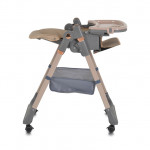 Καρεκλάκι Φαγητού Moni LindoΣετ παιδικό καρεκλάκι,σαλιάρα σιλικόνης,κουτάλι και πιρούνι,μαξιλάρι PU,4 ρόδες με πώματα,δίσκος τροφοδοσίας 2 στρώσεων,4 θέσεις του δίσκου τροφοδοσίας,3 θέσεις πλάτης, 5 θέσεις ύψους,3 θέσεις γωνίας στήριγμα ποδιών,μαξιλαράκια ώμων,σύστημα συγκράτησης 5 σημείων.