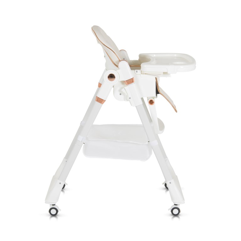 Η φωτογραφία δείχνει Καρεκλάκι Φαγητού Moni LindoΣετ παιδικό καρεκλάκι,σαλιάρα σιλικόνης,κουτάλι και πιρούνι,μαξιλάρι PU,4 ρόδες με πώματα,δίσκος τροφοδοσίας 2 στρώσεων,4 θέσεις του δίσκου τροφοδοσίας,3 θέσεις πλάτης, 5 θέσεις ύψους,3 θέσεις γωνίας στήριγμα ποδιών,μαξιλαράκια ώμων,σύστημα συγκράτηση