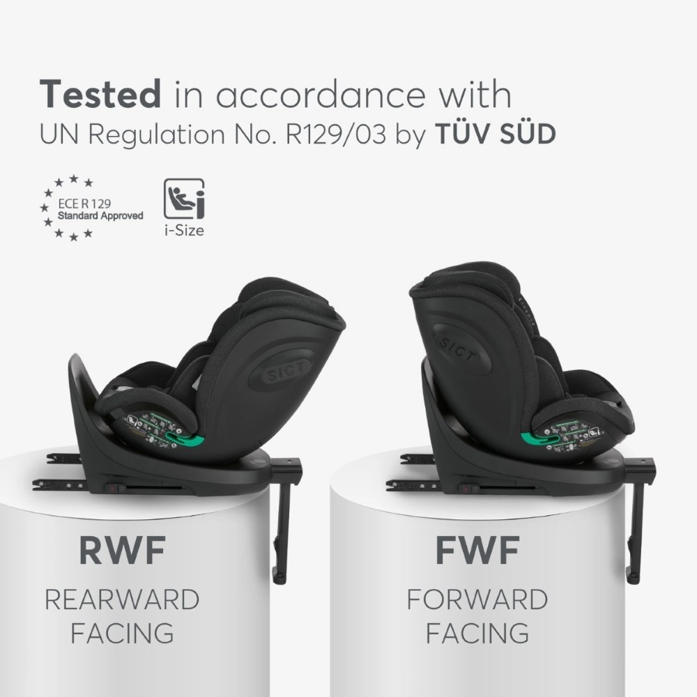 Η φωτογραφία δείχνει Κάθισμα αυτοκινήτου i-SIZE της εταιρείας Kikka Boo.