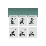 Qplay Elite Platinum Τρίκυκλο Ποδήλατο 6-Σε-1 Για 10-72 Μηνών Green&nbsp;Το Απόλυτο Πολυμορφικό Τρίκυκλο για Μοναδικές ΒόλτεςΤο QPlay Elite Platinum 6-σε-1 είναι ένα προηγμένο τρίκυκλο που συνδυάζει κομψότητα, ασφάλεια και ευελιξία.