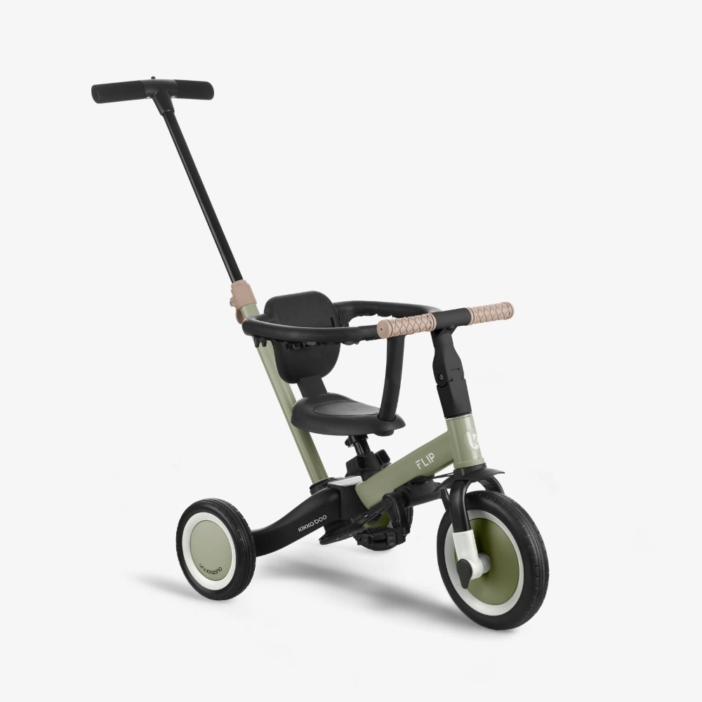 Το Flip είναι ένα πολυλειτουργικό τρίκυκλο που μπορεί να χρησιμοποιηθεί με 5 διαφορετικούς τρόπους - Push Mode, Tricycle, Balance Bike και Bike, προσφέροντας στα παιδιά περισσότερη διασκέδαση και άνεση εν κινήσει.