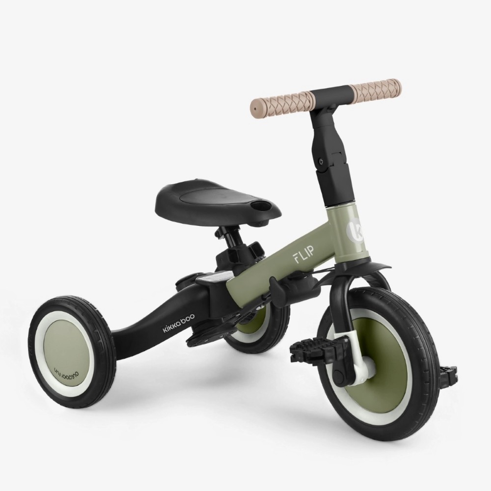 Το Flip είναι ένα πολυλειτουργικό τρίκυκλο που μπορεί να χρησιμοποιηθεί με 5 διαφορετικούς τρόπους - Push Mode, Tricycle, Balance Bike και Bike, προσφέροντας στα παιδιά περισσότερη διασκέδαση και άνεση εν κινήσει.