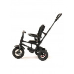 Η φωτογραφία δείχνει Qplay Rito Air Αναδιπλούμενο Τρίκυκλο Ποδηλατάκι 10 - 72 μηνών BlackΤρίκυκλο ποδήλατο που ακολουθεί την ανάπτυξη του παιδιού από 10 έως 72 μηνώνΡυθμιζόμενο καθ’ ύψος τιμόνι γονέαΑναδιπλούμενο – αφαιρούμενο σκίαστρο με UV προστασία UPF 50+Πλάτη καθίσματος με 2 θέσεις ανάκλισης γι