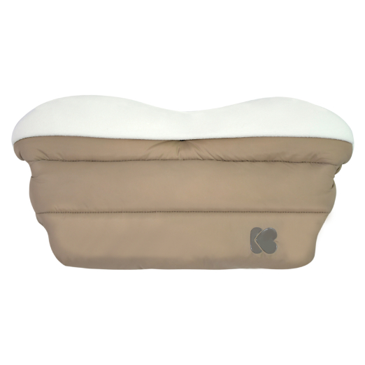 Η φωτογραφία δείχνει Διατηρεί τα χέρια των γονιών ζεστά και στεγνά όταν πιέζουν το καρότσι το χειμώναΑδιάβροχο εξωτερικό σε κομψό μονόχρωμοΜαλακή και ζεστή φλις επένδυσηΚουμπιά κουμπώματος για εύκολη προσάρτηση στη λαβή του καροτσιούΠολυτελές καπιτονέ σχέδιο και λεπτομέρεια λογότυπου100% πολυεστέρας