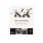 Η φωτογραφία δείχνει Το QPlay Comfo Max 8 σε 1 δεν είναι απλώς ένα τρίκυκλο – είναι ένας αξιόπιστος σύντροφος που εξελίσσεται μαζί με το παιδί σας, προσφέροντας κάθε φορά μια νέα εμπειρία άνεσης και διασκέδασης.