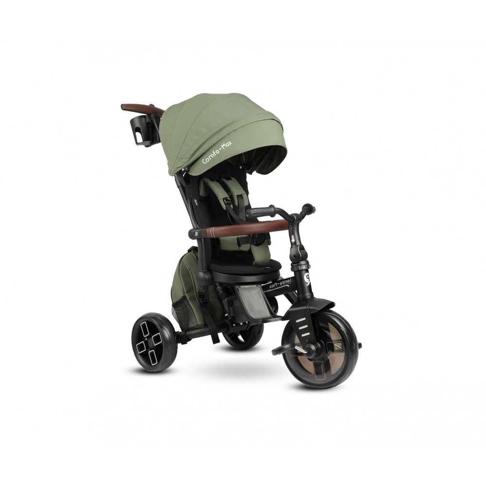 Η φωτογραφία δείχνει Το QPlay Comfo Max 8 σε 1 δεν είναι απλώς ένα τρίκυκλο – είναι ένας αξιόπιστος σύντροφος που εξελίσσεται μαζί με το παιδί σας, προσφέροντας κάθε φορά μια νέα εμπειρία άνεσης και διασκέδασης.
