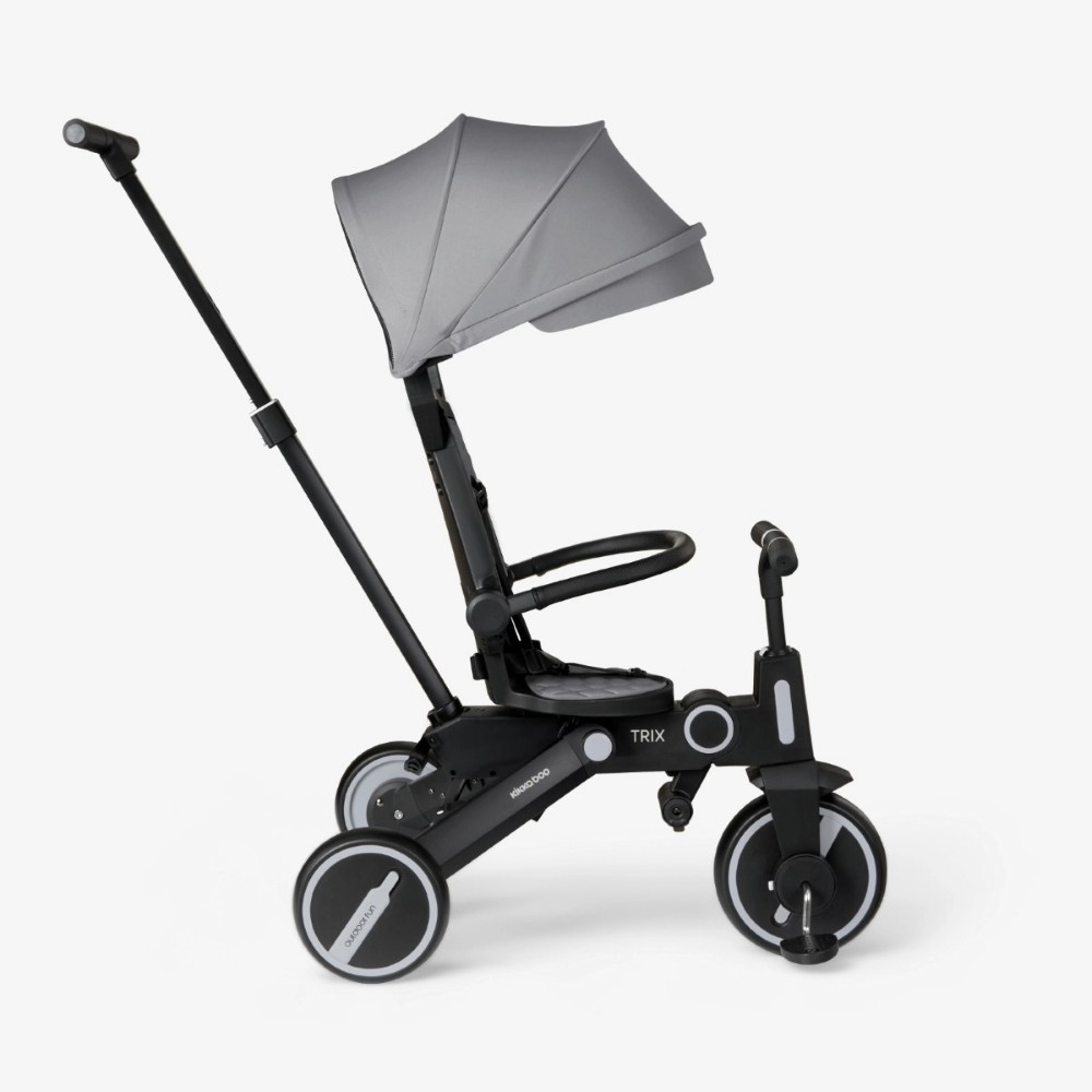 Η φωτογραφία δείχνει Τρίκυκλο Ποδήλατο Kikka boo 7in1 Trix GreyΤο Trix είναι ένα πολυλειτουργικό τρίκυκλο που μπορεί να χρησιμοποιηθεί με 7 διαφορετικούς τρόπους, προσφέροντας στα παιδιά περισσότερη διασκέδαση και άνεση.