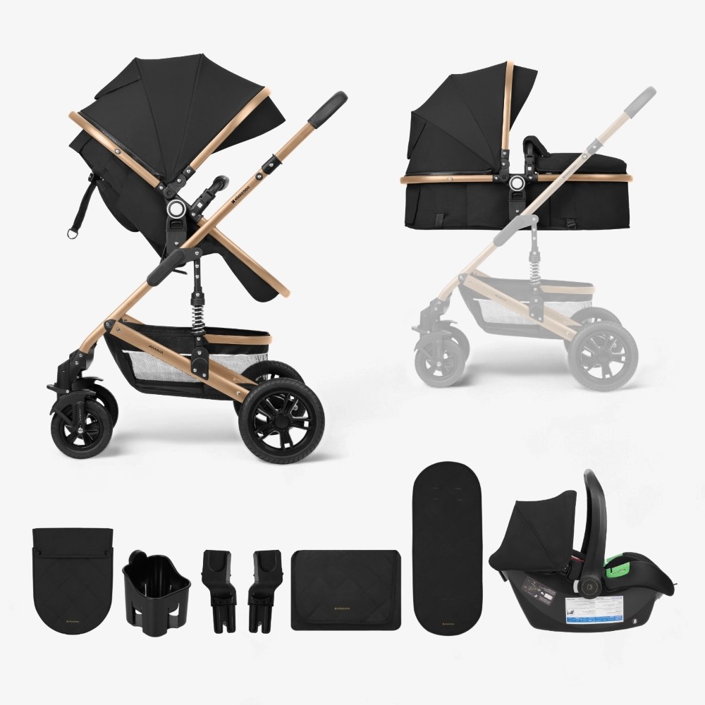 Πολυκαρότσι της εταιρείας Kikka Boo κατασκευασμένο απο πολυτελή υφάσματα και σκελετό αλουμινίου με ανοξείδωτη επίστρωση.