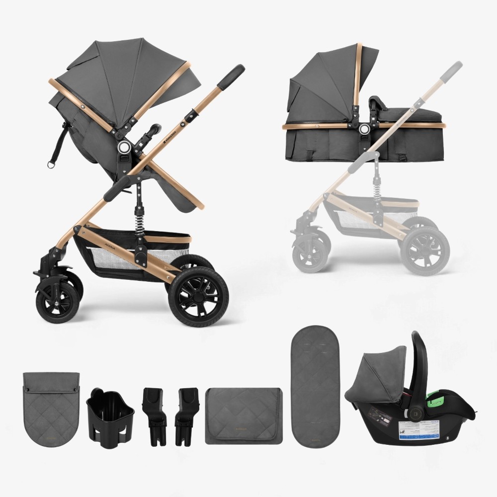 Πολυκαρότσι της εταιρείας Kikka Boo κατασκευασμένο απο πολυτελή υφάσματα και σκελετό αλουμινίου με ανοξείδωτη επίστρωση.