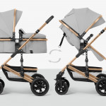 Η φωτογραφία δείχνει Πολυκαρότσι της εταιρείας Kikka Boo κατασκευασμένο απο πολυτελή υφάσματα και σκελετό αλουμινίου με ανοξείδωτη επίστρωση.