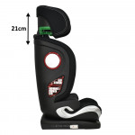 Η φωτογραφία δείχνει Το Leon Plus i-Size είναι τo νέο παιδικό κάθισμα αυτοκινήτου της Bebe Stars, το οποίο μπορεί να χρησιμοποιηθεί για παιδιά με ύψος 100-150cm, διαθέτοντας επαρκή χώρο και προσφέροντας άνεση και ασφάλεια για το παιδί σας.