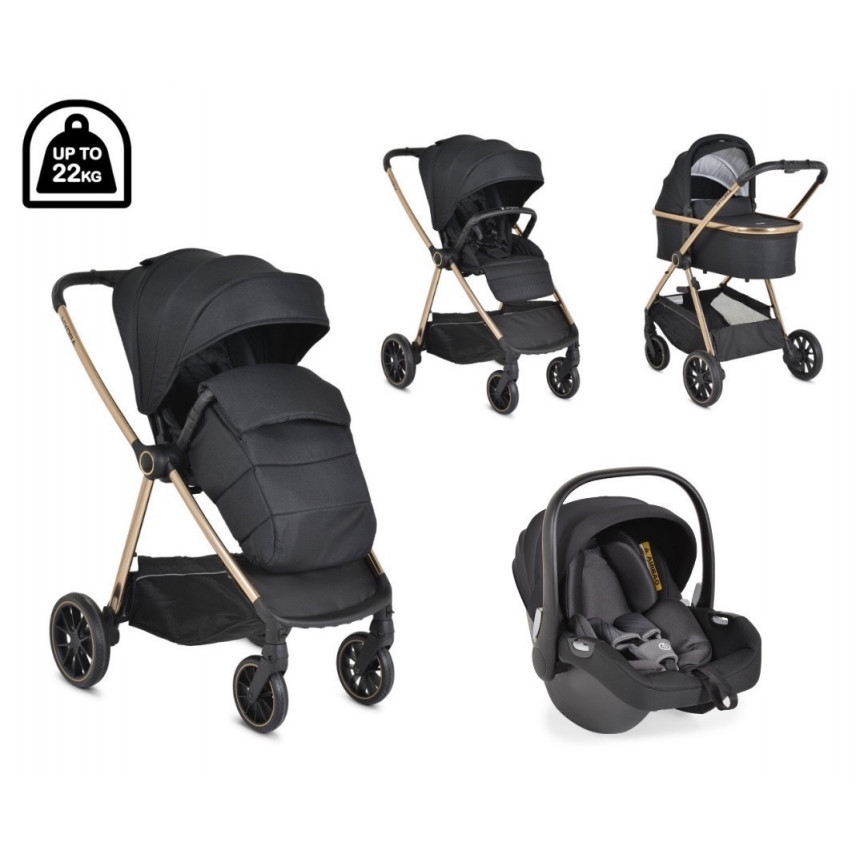 Η φωτογραφία δείχνει CANGAROO ΠΟΛΥΚΑΡΟΤΣΙ ΑΝΤΙΣΤΡΕΨΙΜΟ 3 ΣΕ 1 HYDRA GREY.