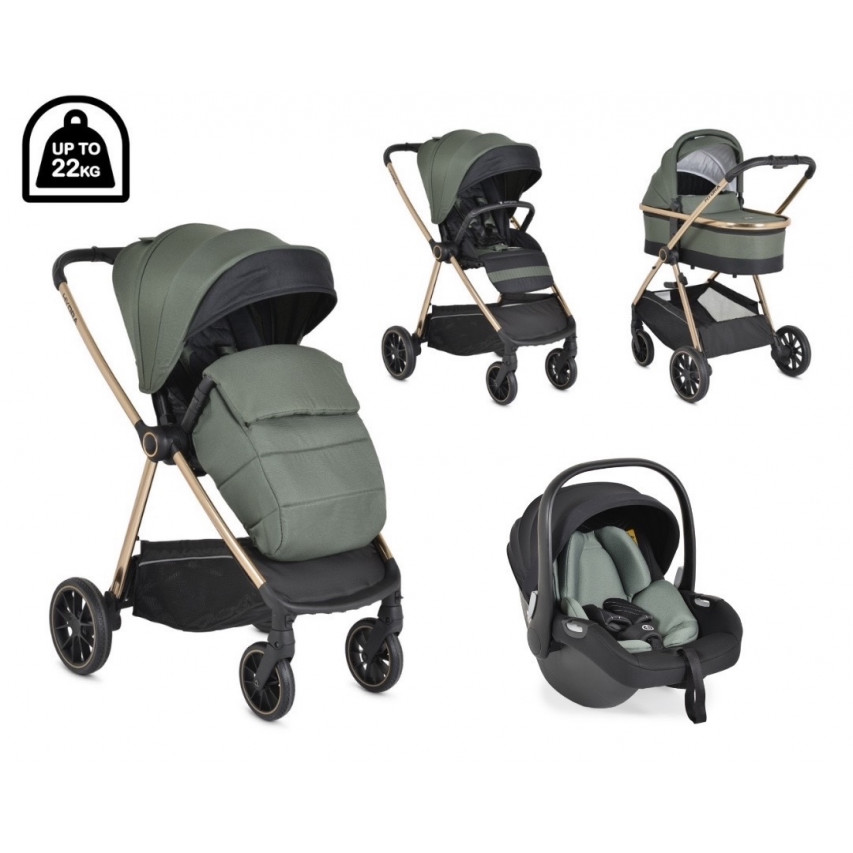 Η φωτογραφία δείχνει CANGAROO ΠΟΛΥΚΑΡΟΤΣΙ ΑΝΤΙΣΤΡΕΨΙΜΟ 3 ΣΕ 1 HYDRA GREY.