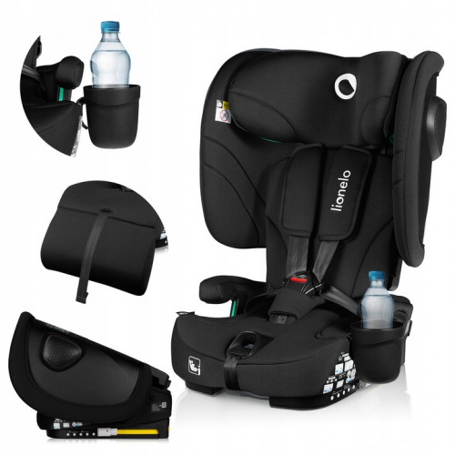 Lionelo Nelly i-Size isofix κάθισμα αυτοκινήτου 76-150cm Black Carbon 5903771721059