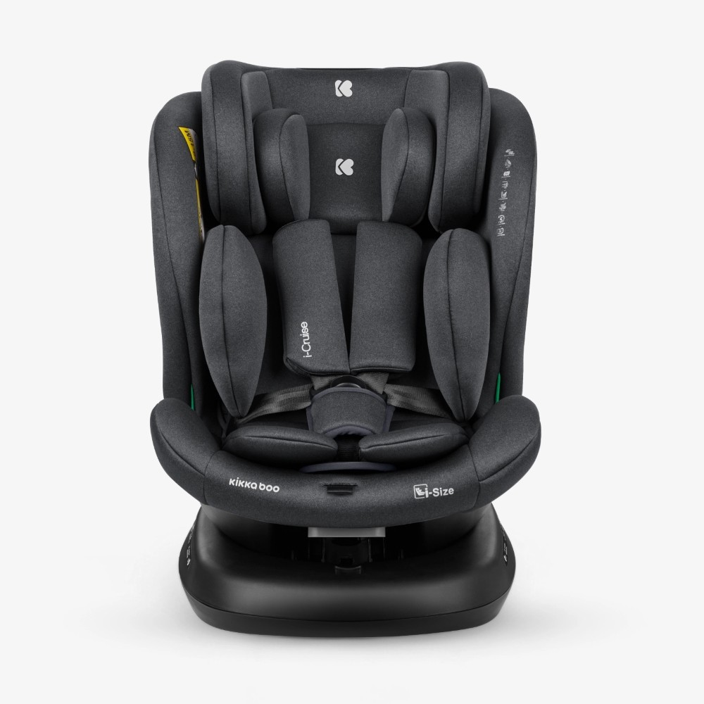 i-SIZE (40-150 cm)Κατάλληλη φορά προς τα πίσω από 40 έως 105 cmΚατάλληλη φορά προς τα εμπρός από 76 έως 150 cm4 θέσεις ανάκλισης καθίσματος προς τα εμπρός και 1 θέση ανάκλισης καθίσματος με όψη προς τα πίσωΠεριστροφή 360 μοιρών του καθίσματοςTop tether Κορυφαίος ιμάντας πρόσδεσης για επιπλέον ασφάλε