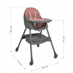 Το Comfy 2 σε 1 της Bebe Stars σχεδιάστηκε με σκοπό να απολαμβάνετε κάθε γεύμα με το παιδάκι σας.