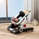 Η φωτογραφία δείχνει Η στράτα Airplane 3 in 1 (στράτα, jumper, περπατούρα) της Bebe Stars βοηθάει το μωρό σας να καλλιεργήσει την αίσθηση της κατεύθυνσης, να ανακαλύψει την ανεξαρτησία του, να εξοικειωθεί με το περπάτημα, να ασκεί τους μύες των ποδιών και να αυξάνει την εμπιστοσύνη του μωρού σας στη