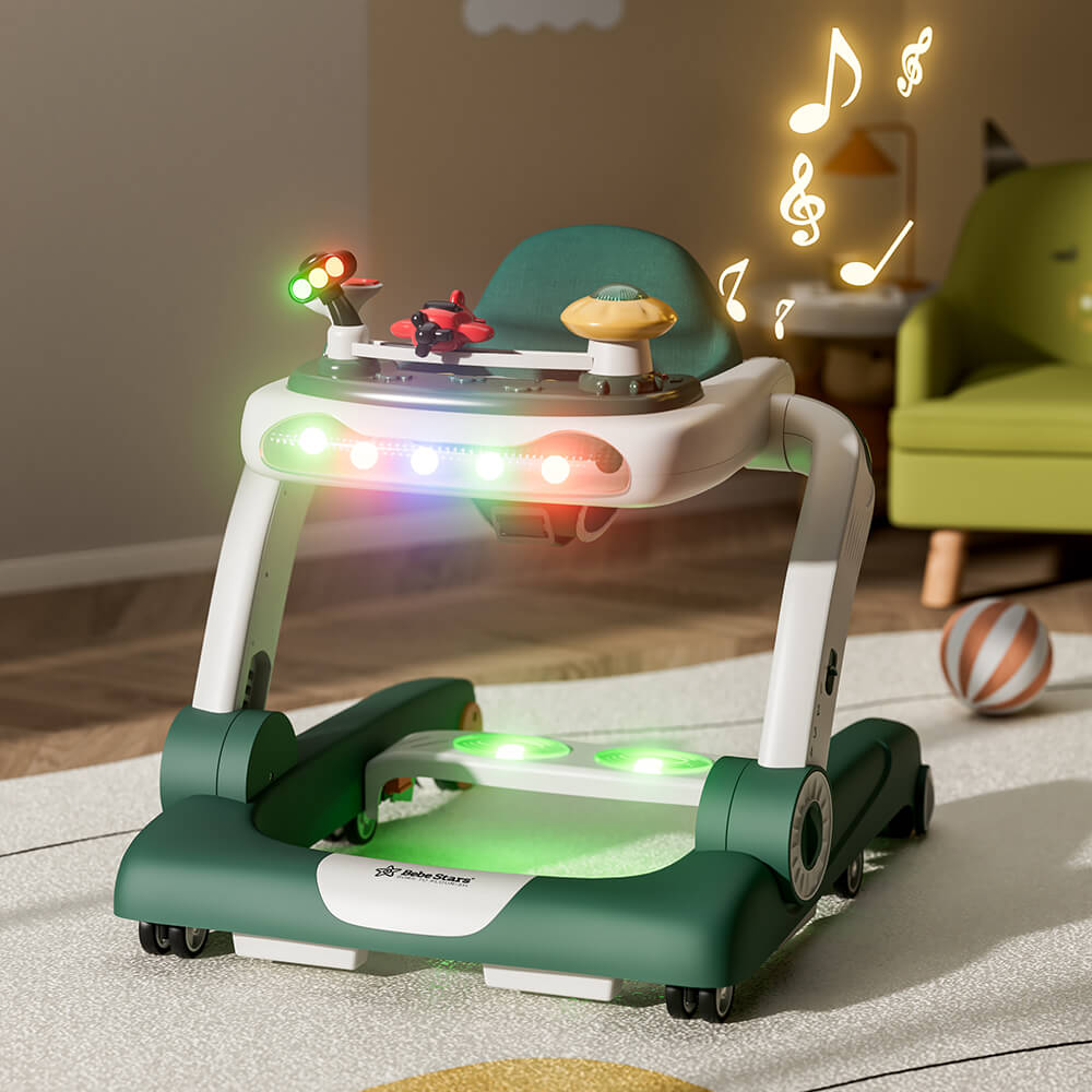 Η φωτογραφία δείχνει Η στράτα Airplane 3 in 1 (στράτα, jumper, περπατούρα) της Bebe Stars βοηθάει το μωρό σας να καλλιεργήσει την αίσθηση της κατεύθυνσης, να ανακαλύψει την ανεξαρτησία του, να εξοικειωθεί με το περπάτημα, να ασκεί τους μύες των ποδιών και να αυξάνει την εμπιστοσύνη του μωρού σας στη