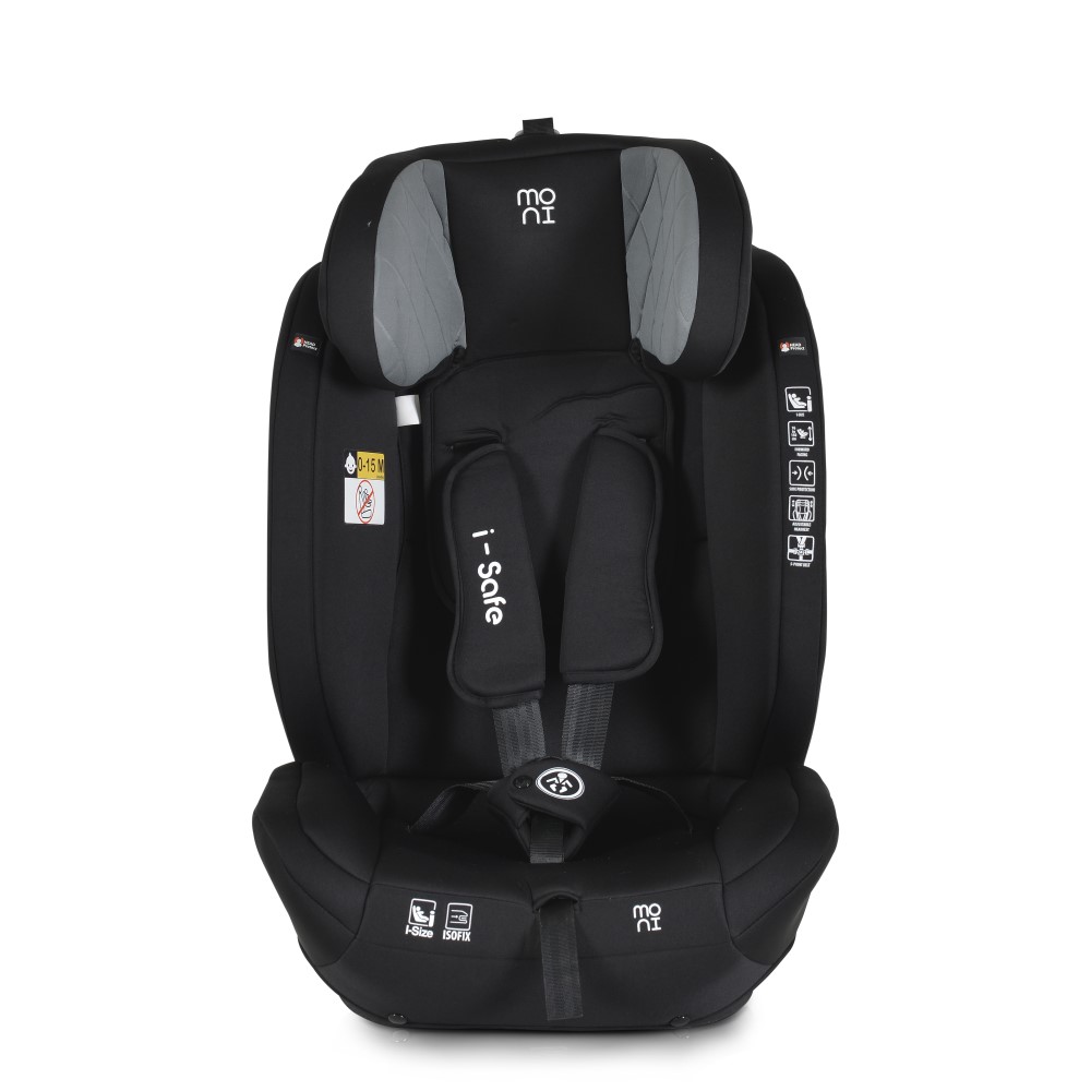 Η φωτογραφία δείχνει Το κάθισμα αυτοκινήτου I-safe είναι σχεδιασμένο για παιδιά με ύψος&nbsp;76-150 cm.