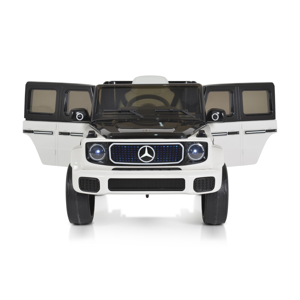 Η φωτογραφία δείχνει Ηλεκτροκίνητο Αυτοκίνητο 12V Mercedes-Benz EQG Για παιδιά από 37 – 96 μηνών με μέγιστο βάρος έως 30 κιλά.
