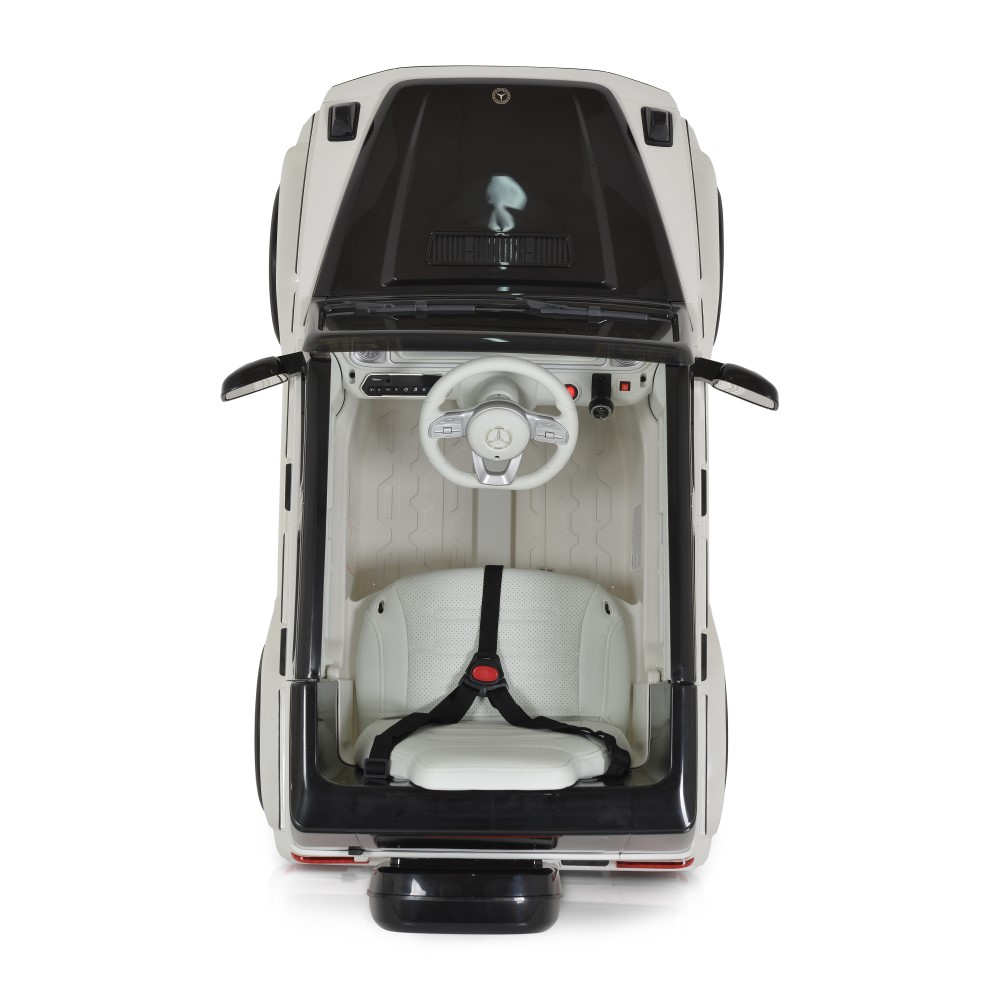 Η φωτογραφία δείχνει Ηλεκτροκίνητο Αυτοκίνητο 12V Mercedes-Benz EQG Για παιδιά από 37 – 96 μηνών με μέγιστο βάρος έως 30 κιλά.