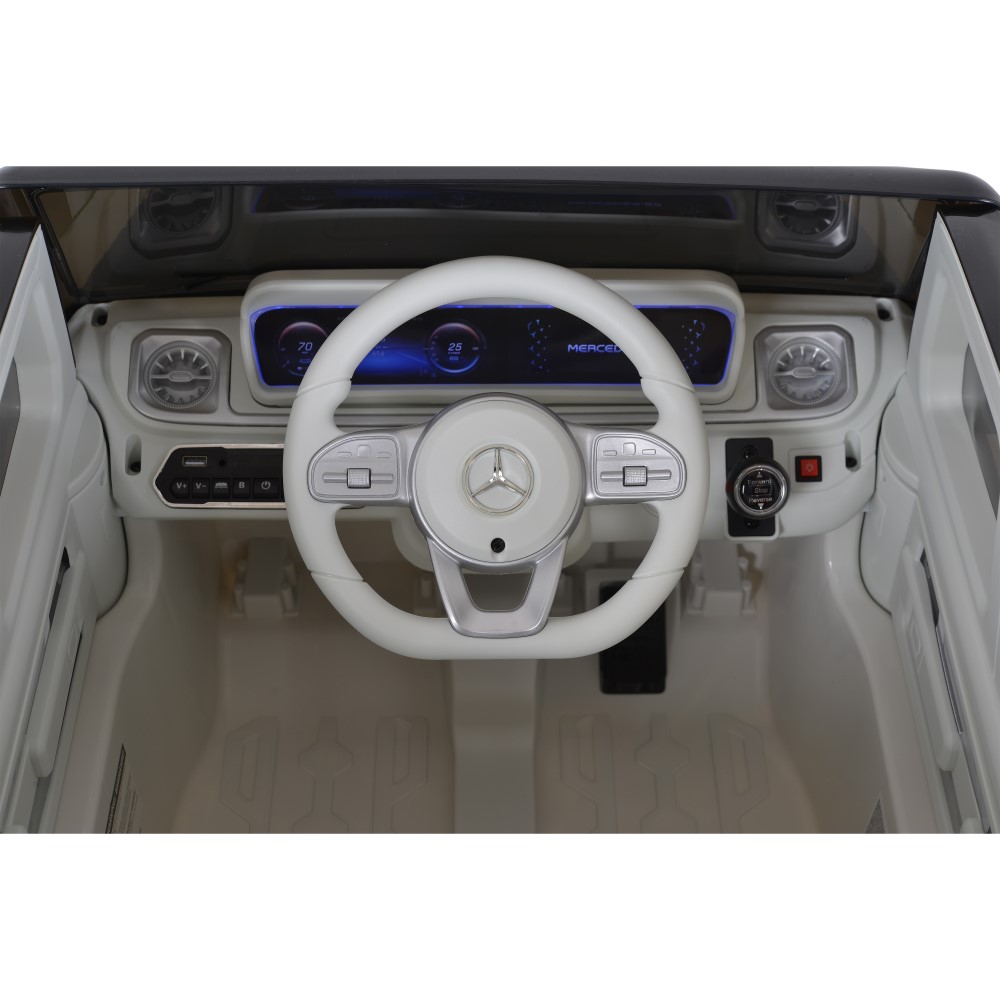 Η φωτογραφία δείχνει Ηλεκτροκίνητο Αυτοκίνητο 12V Mercedes-Benz EQG Για παιδιά από 37 – 96 μηνών με μέγιστο βάρος έως 30 κιλά.