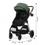 Η φωτογραφία δείχνει LORELLI ΠΟΛΥΚΑΡΟΤΣΙ 3 ΣΕ 1 ASPEN ΜΕ ΜΕΤΑΤΡΕΠΟΜΕΝΟ ΚΑΘΙΣΜΑ ΑΠΟ ΚΑΛΑΘΟΥΝΑ ΣΕ ΚΑΡΟΤΣΙ ΒΟΛΤΑΣ.