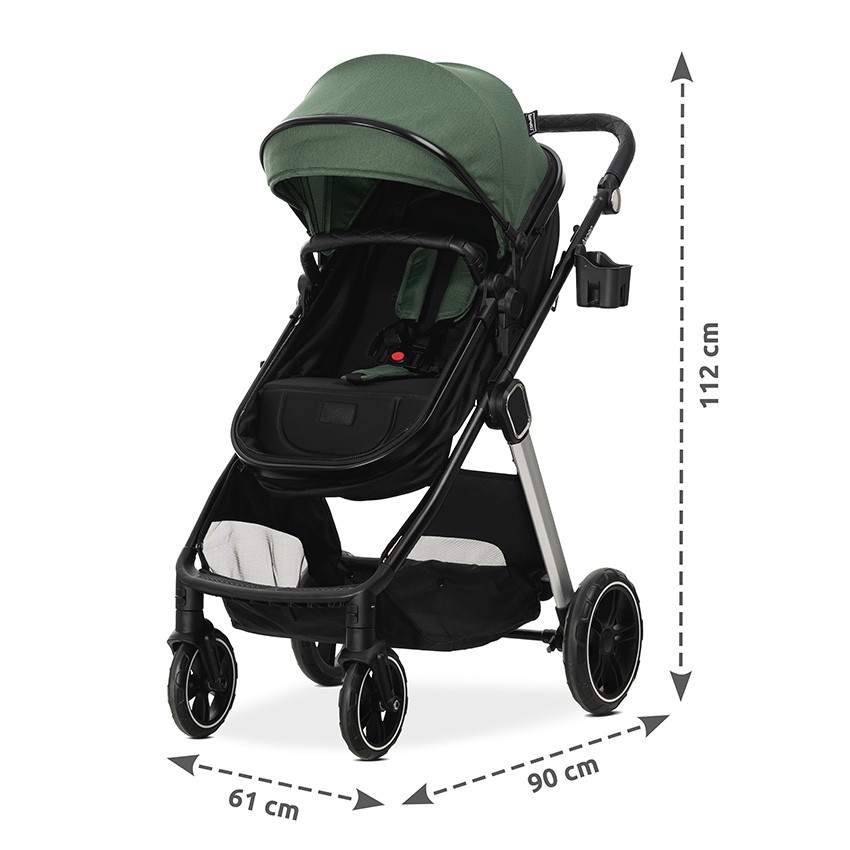 Η φωτογραφία δείχνει LORELLI ΠΟΛΥΚΑΡΟΤΣΙ 3 ΣΕ 1 ASPEN ΜΕ ΜΕΤΑΤΡΕΠΟΜΕΝΟ ΚΑΘΙΣΜΑ ΑΠΟ ΚΑΛΑΘΟΥΝΑ ΣΕ ΚΑΡΟΤΣΙ ΒΟΛΤΑΣ.