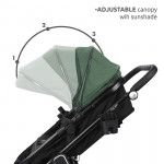 Η φωτογραφία δείχνει LORELLI ΠΟΛΥΚΑΡΟΤΣΙ 3 ΣΕ 1 ASPEN ΜΕ ΜΕΤΑΤΡΕΠΟΜΕΝΟ ΚΑΘΙΣΜΑ ΑΠΟ ΚΑΛΑΘΟΥΝΑ ΣΕ ΚΑΡΟΤΣΙ ΒΟΛΤΑΣ.