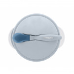 Μπωλ με κουτάλι ανίχνευσης θερμότηταςΚουτάλι ανίχνευσης θερμότητας που έχει σχεδιαστεί για να αλλάζει το χρώμα του για να σας προειδοποιεί εάν το φαγητό που τρέφεται το μωρό είναι πολύ ζεστό.