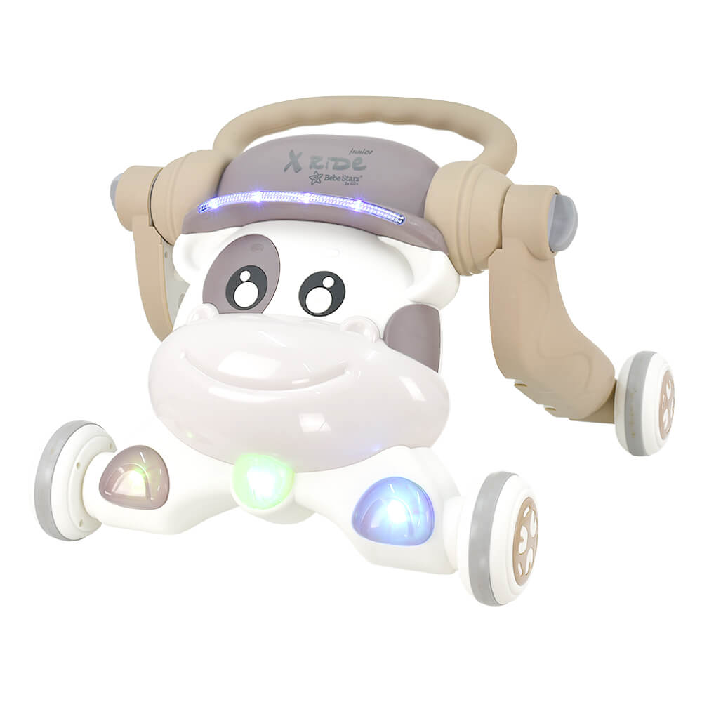 Η φωτογραφία δείχνει Περπατούρα της εταιρείας Bebe starsΗ πολυμορφική περπατούρα X-ride Junior 3 in 1 είναι εδώ για να βοηθήσει&nbsp; το μωρό σας σε κάθε στάδιο ανάπτυξης του.