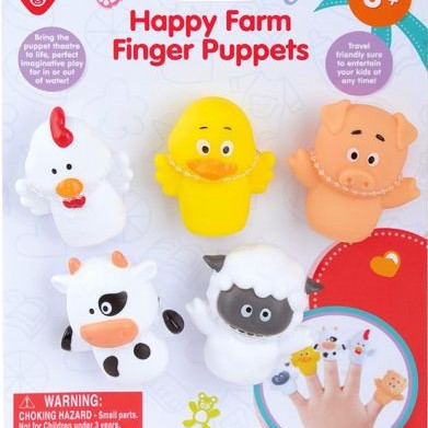 Playgo Ζωάκια Happy Finger Puppets Ζώα Φάρμας (1880)